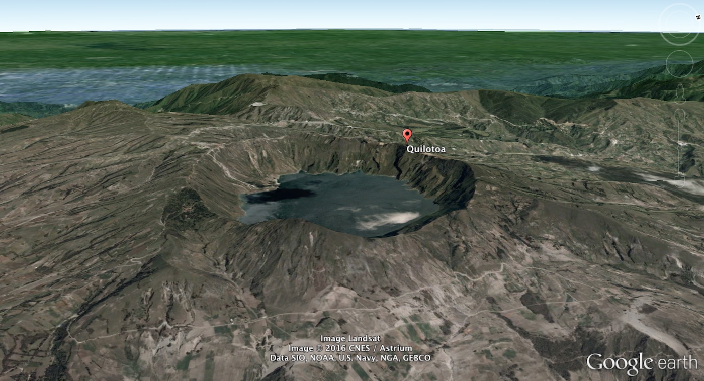 Quilotoa Crater Lake Ecuador Rim Hike