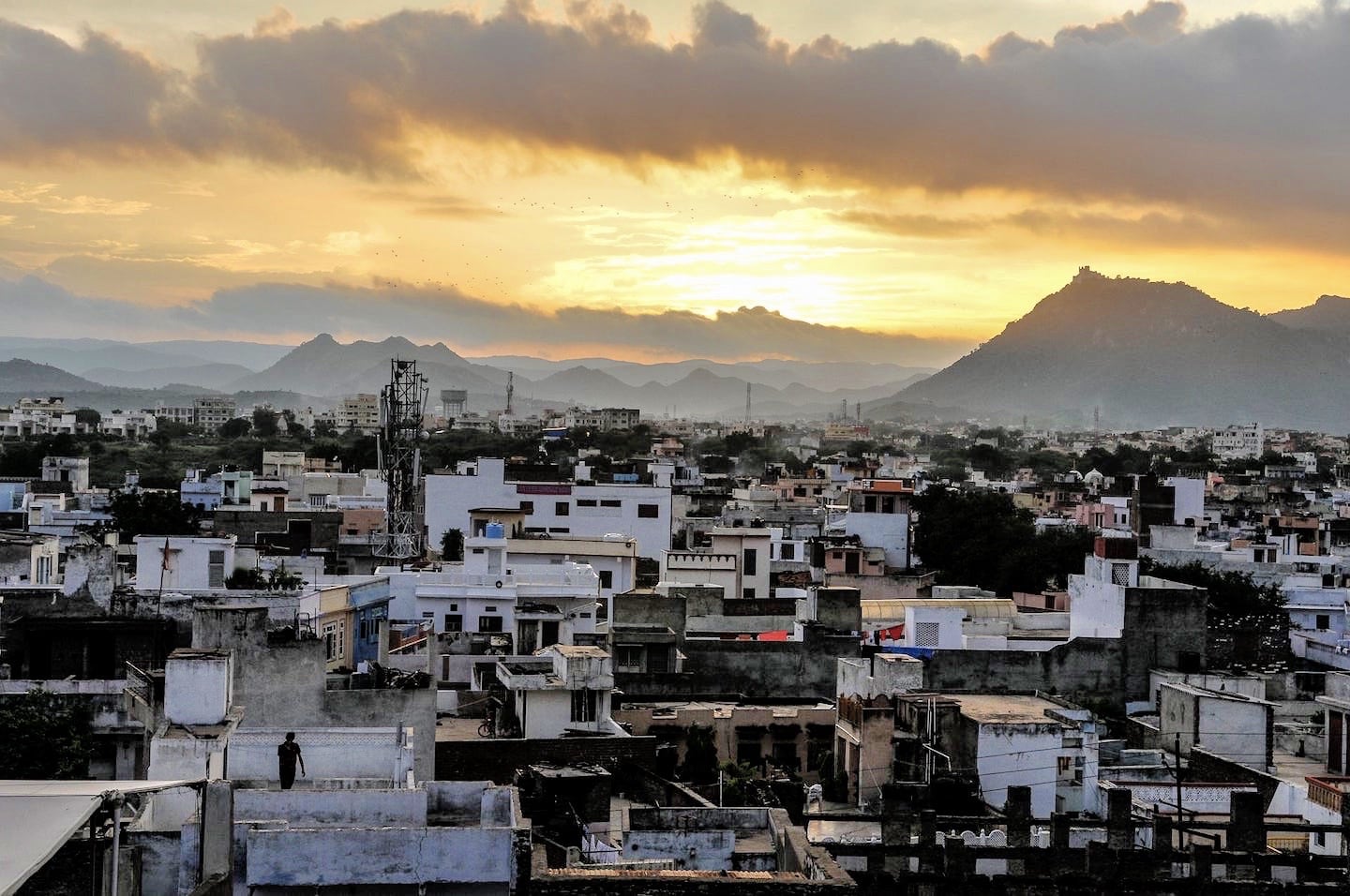 sunset in Udaipur India Travel Budget