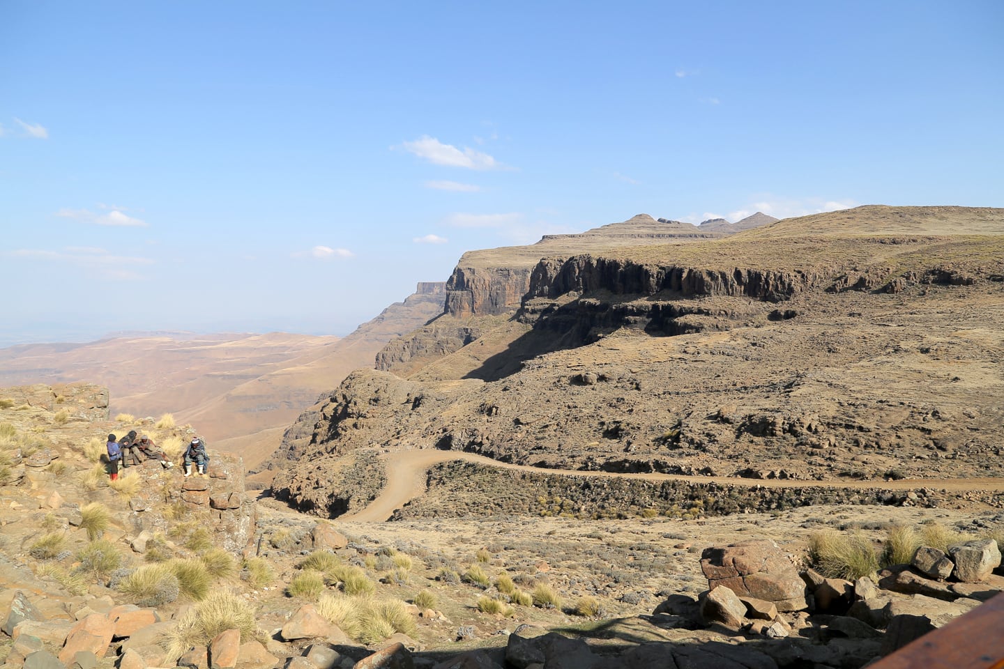 Sani Pass Lesotho view of valley