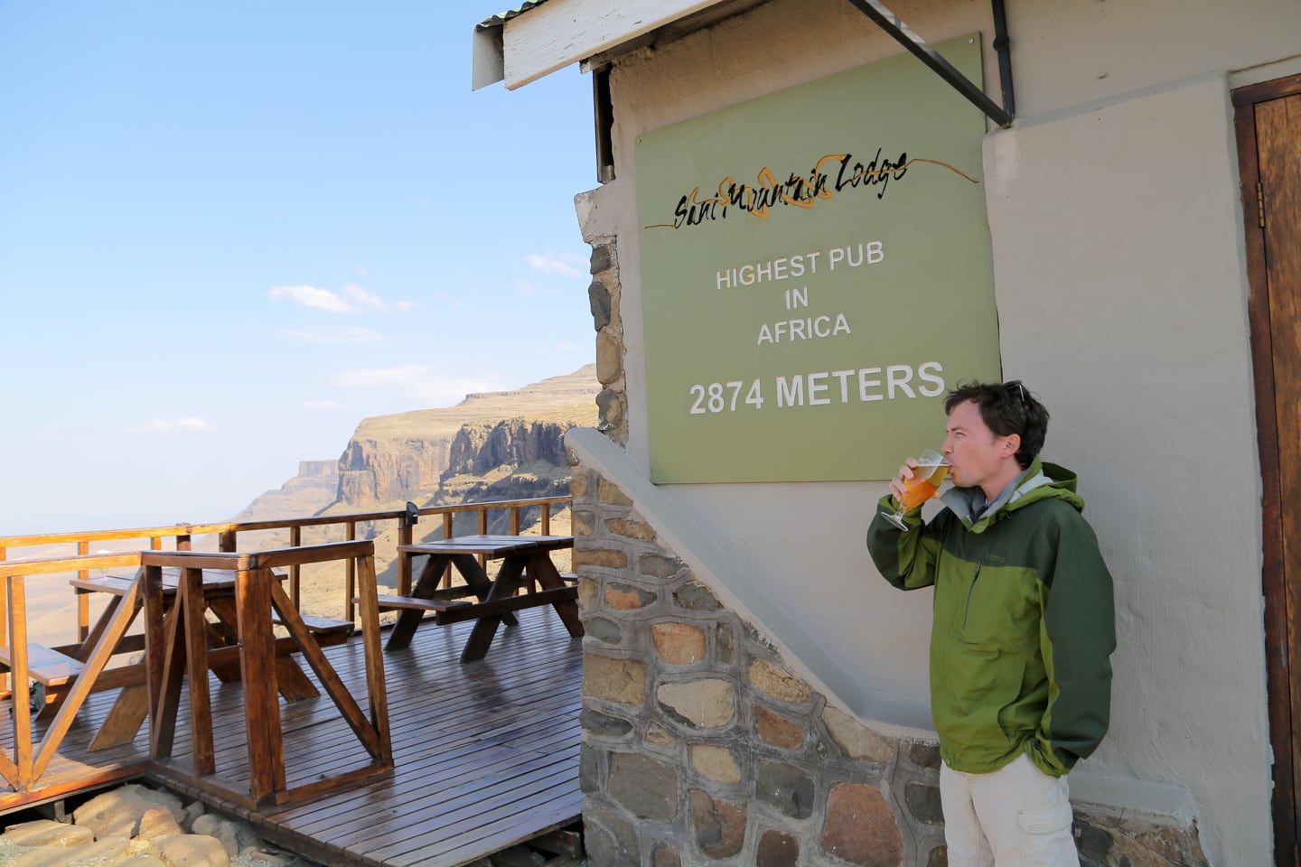 Sani Mountain Lodge highest pub in Africa