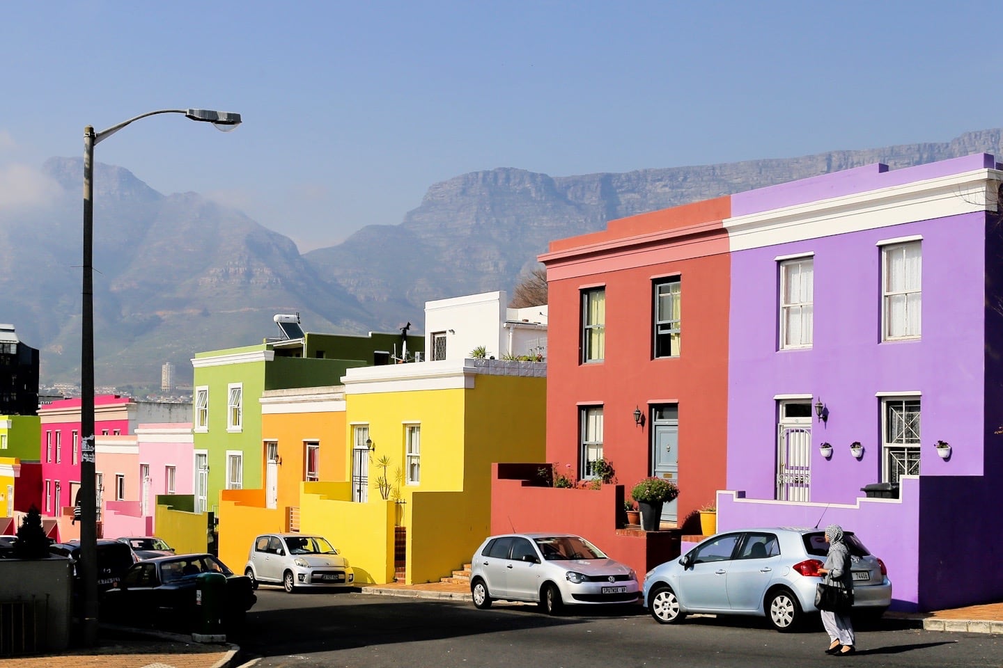 South Africa travel budget colorful houses