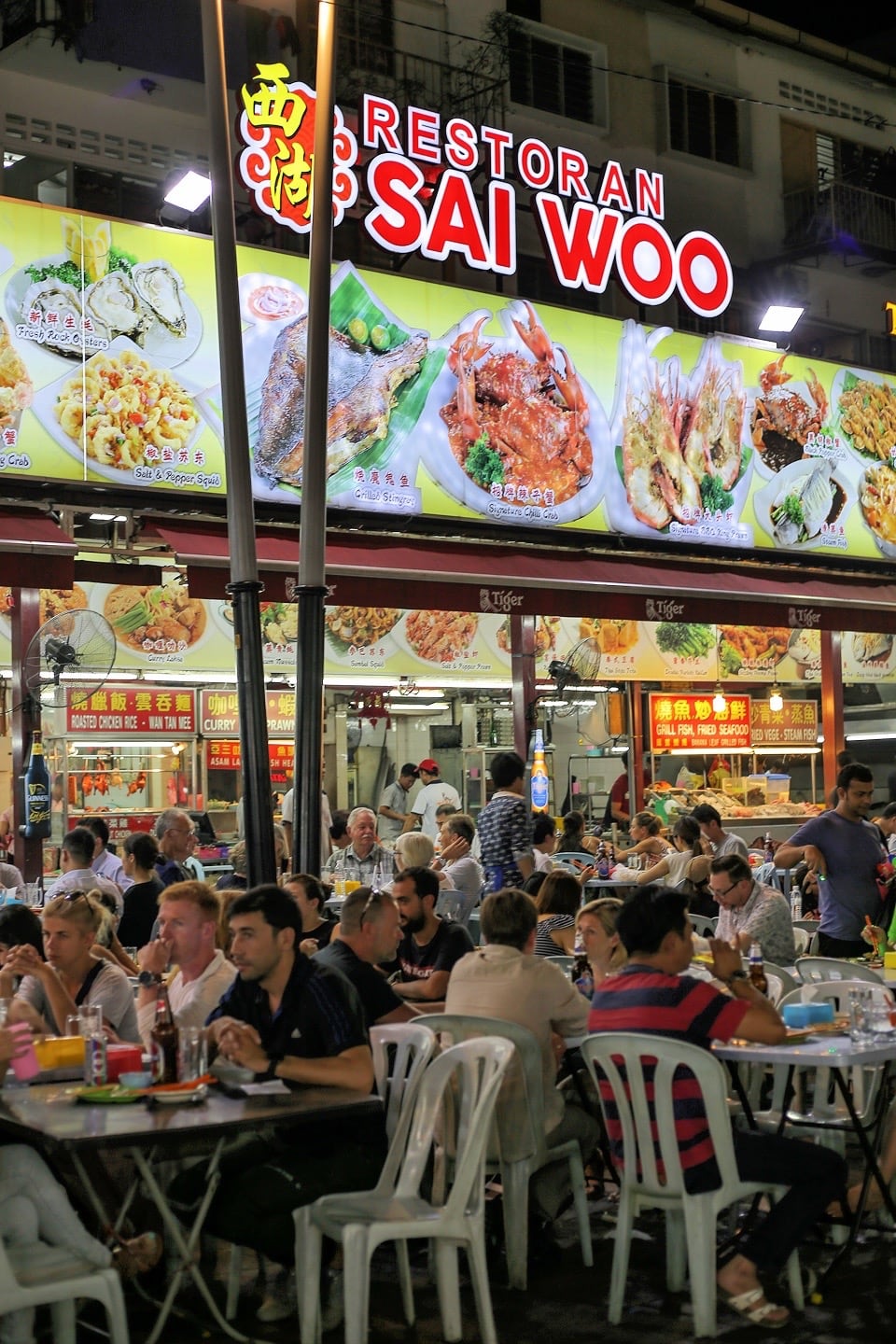 Petronas Towers & Jalan Alor Kuala Lumpur Malaysia